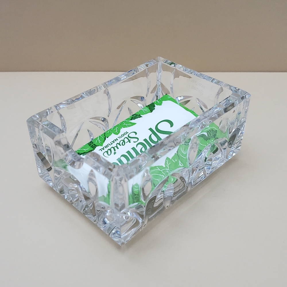 1 (One) Waterford Marquis Glenbrook Sugar / Sweetner Holder - Green Packet